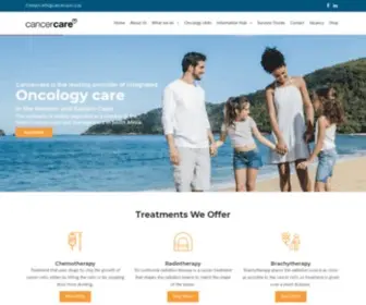Cancercare.co.za(Oncology Care in the Western & Eastern Cape) Screenshot