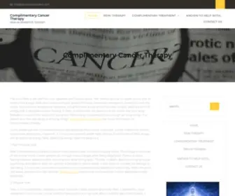 Cancercentersofnc.com(Complimentary Cancer Therapy) Screenshot