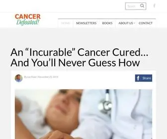 Cancerdefeated.com(Cancer Defeated) Screenshot