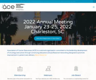 Cancerexecutives.org(Association of Cancer Executives) Screenshot