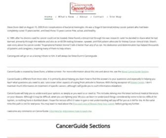 Cancerguide.org(Cancerguide) Screenshot