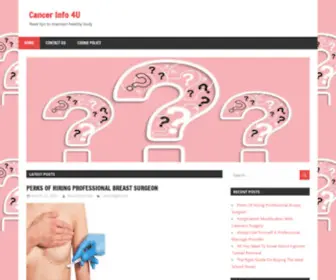 Cancerinfo4U.com(Read tips to maintain healthy body) Screenshot