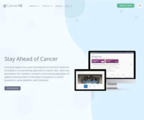 Canceriq.com(Canceriq) Screenshot