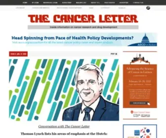 Cancerletter.com(The Cancer Letter) Screenshot