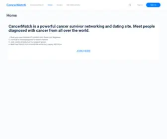 Cancermatch.com(Cancer Survivor Dating) Screenshot