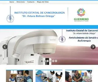 Cancerologiagro.gob.mx(Instituto Estatal de Cancerología Guerrero) Screenshot