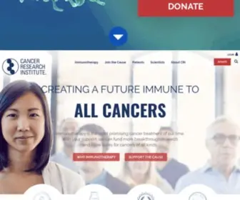 Cancerresearch.org(The Cancer Research Institute (CRI)) Screenshot