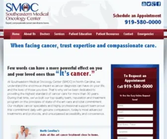Cancersmoc.com(Southeastern Medical Oncology Center) Screenshot