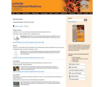 Cancertm.com(Cancer Translational Medicine) Screenshot