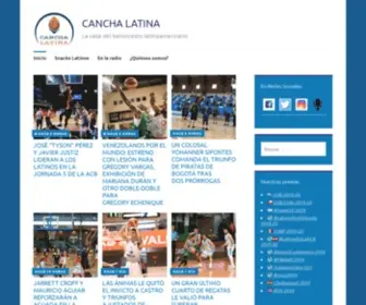 Canchalatina.com(La casa del baloncesto latinoamericano) Screenshot