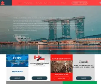 Cancham.org.sg(Canadian Chamber of Commerce in Singapore) Screenshot