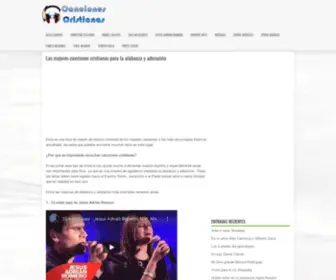 Cancionescristianas.org(Español) Screenshot