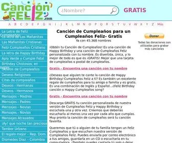 Cancionfeliz.com(Canción) Screenshot
