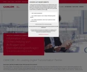 Cancom.de(Ihr Leading Hybrid IT Service Provider) Screenshot