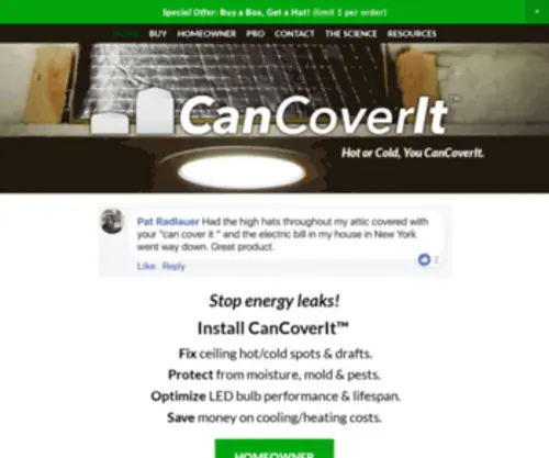 Cancoverit.com(Cancoverit) Screenshot