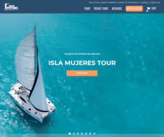 Cancun-Adventure.com(Cancun Tours) Screenshot