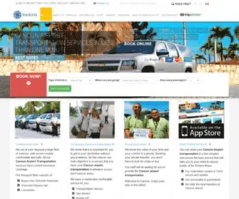 Cancunairport-Transportation.com(Cancun Airport Transportation) Screenshot