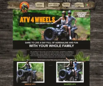 Cancunatvtours.com(Cancun ATV Tours) Screenshot