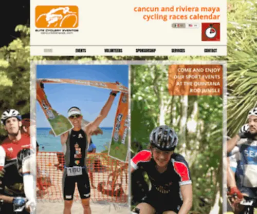 Cancunbikeraces.com(Organización y operación de eventos deportivos) Screenshot
