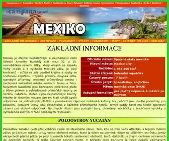 Cancun.cz(Vaše dovolená v Mexiku od CK Campanatour) Screenshot
