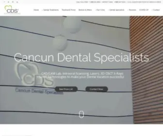 Cancundentalspecialists.com(Cancun Dental Specialists) Screenshot