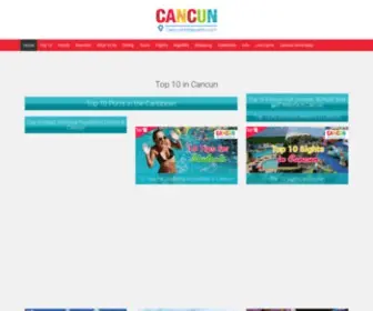 Cancunholidaysinfo.com(All you need to know for a perfect holiday in Cancun) Screenshot