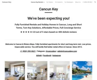 Cancunkey.com(Cancun Key) Screenshot