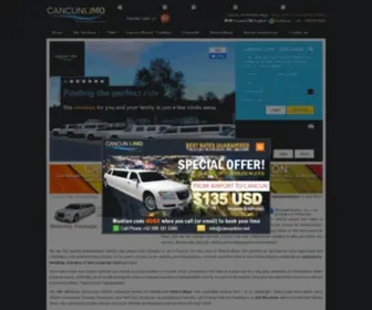 Cancunlimo.net(Cancun and Riviera Maya Limo Services) Screenshot