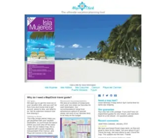 Cancunmap.com(Maps and travel guides.Your information source to Cancun) Screenshot