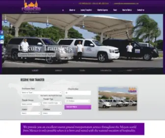 Cancunreliabletransfer.com(Transfer & Tours in Cancun and Riviera Maya) Screenshot