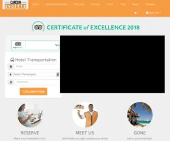 Cancunshuttle.com(Cancun Shuttle) Screenshot