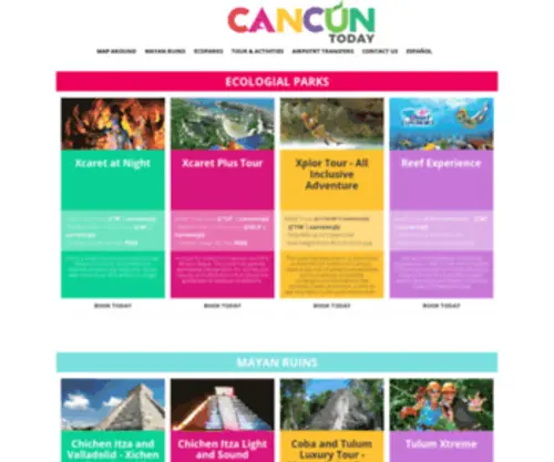 Cancuntoday.net(Cancun Today) Screenshot