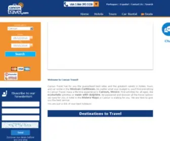 Cancuntravel.com(Cancun Travel) Screenshot