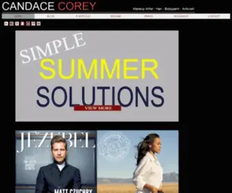 Candacecorey.com(Candace Corey Makeup Artist) Screenshot