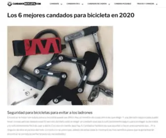 Candadosbicicleta.com(Los 6 mejores candados para bicicleta en 2020) Screenshot