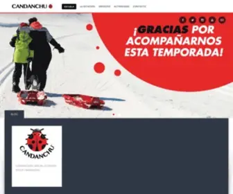 Candanchu.com(Estación de Esquí de Candanchú) Screenshot
