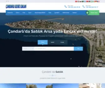 Candarlidenizemlak.com(Çandarlı Deniz Emlak) Screenshot