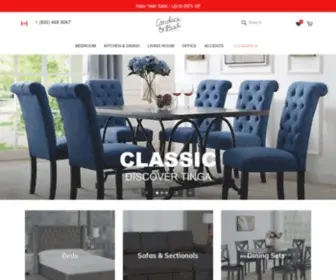 Candb.ca(Candace & Basil Furniture) Screenshot