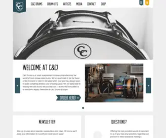 CandCDrumseurope.com(C&C Drums Europe) Screenshot
