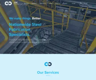 CandcFabricationsltd.co.uk(Steel Fabrication Company Yorkshire) Screenshot