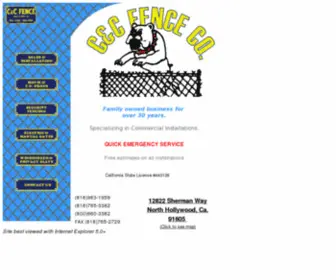 CandcFence.com(CandcFence) Screenshot