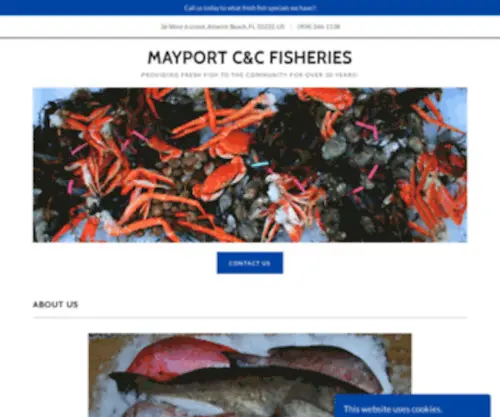 CandcFisheries.com(Mayport C&C Fisheries) Screenshot
