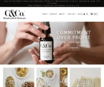 Candconaturals.com(Plant-Based Beauty) Screenshot