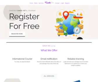 Candecourier.com(CandeCouriers) Screenshot