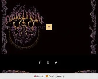 Candelabrumfest.com(Candelabrum Metal Fest) Screenshot