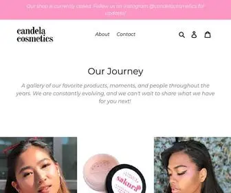 Candelacosmetics.com(Candela Cosmetics) Screenshot