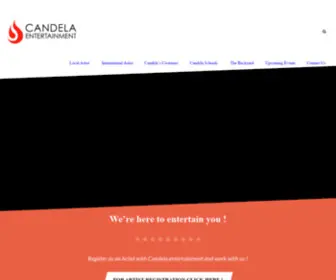 Candelaentertainment.com(Candela Entertainment) Screenshot