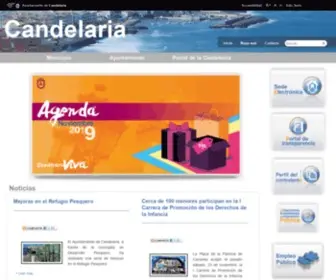 Candelaria.es(Web del Ayuntamiento de Candelaria) Screenshot
