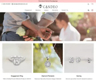 Candeodiamonds.com(Shop Certified Diamond Jewelry Online) Screenshot