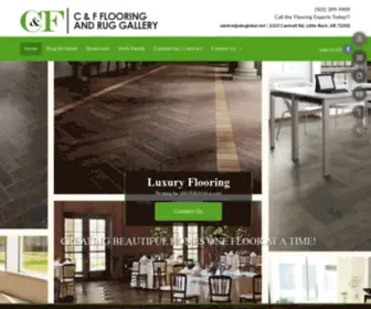 Candfcarpet.com(C&F Flooring) Screenshot